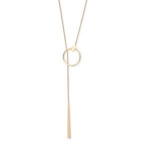 Kendra Scott Tegan Y Necklace in Yellow Gold
